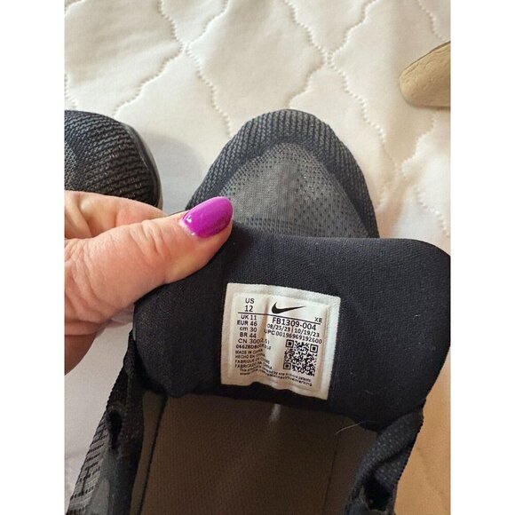 Nike Vomero 17 Black White Size 12 - - Picture 6 of 7